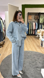 Coordinato Denim pietre