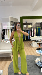 Coordinato Erika verde pistacchio