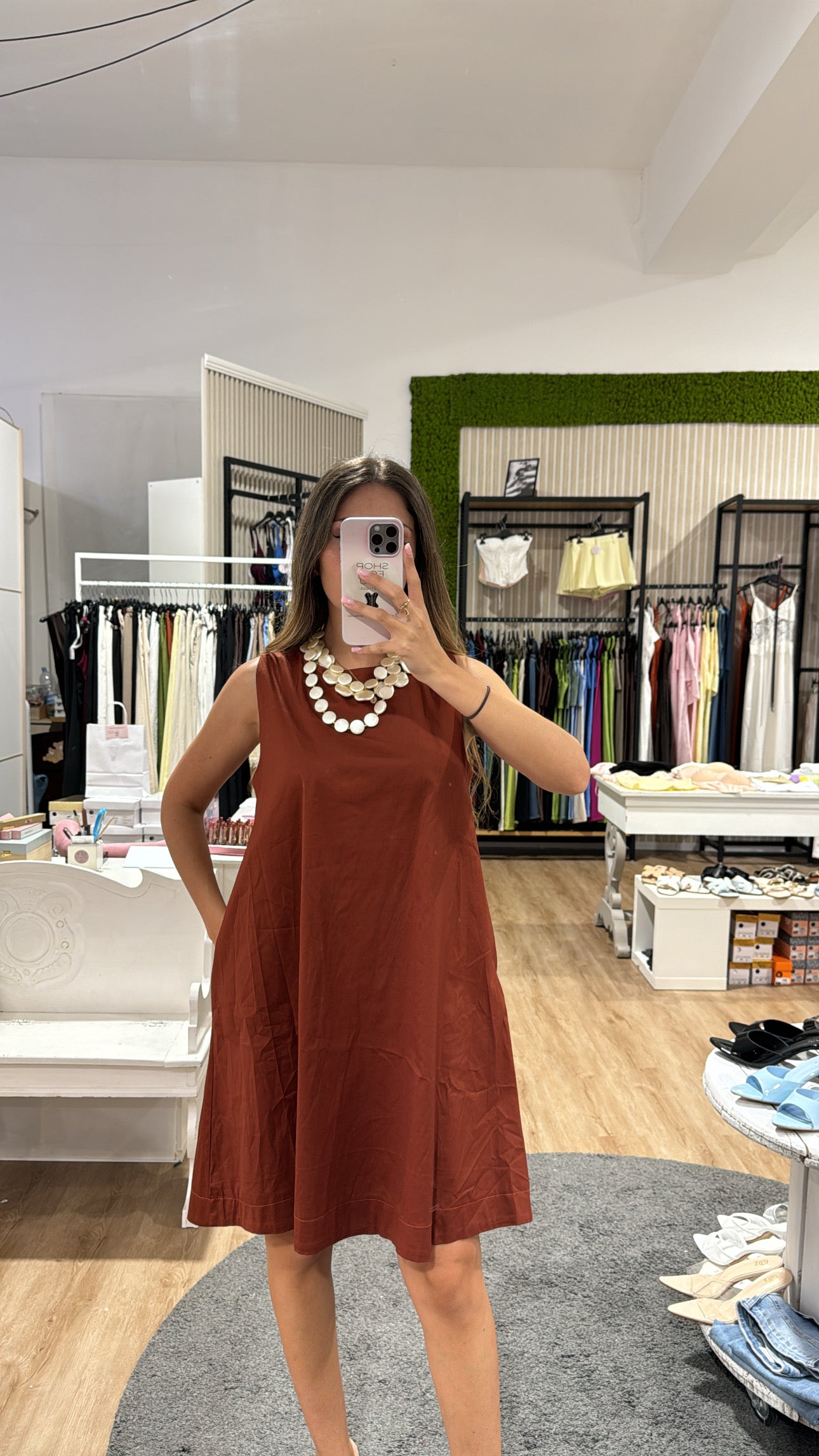 Abito Silvana ruggine
