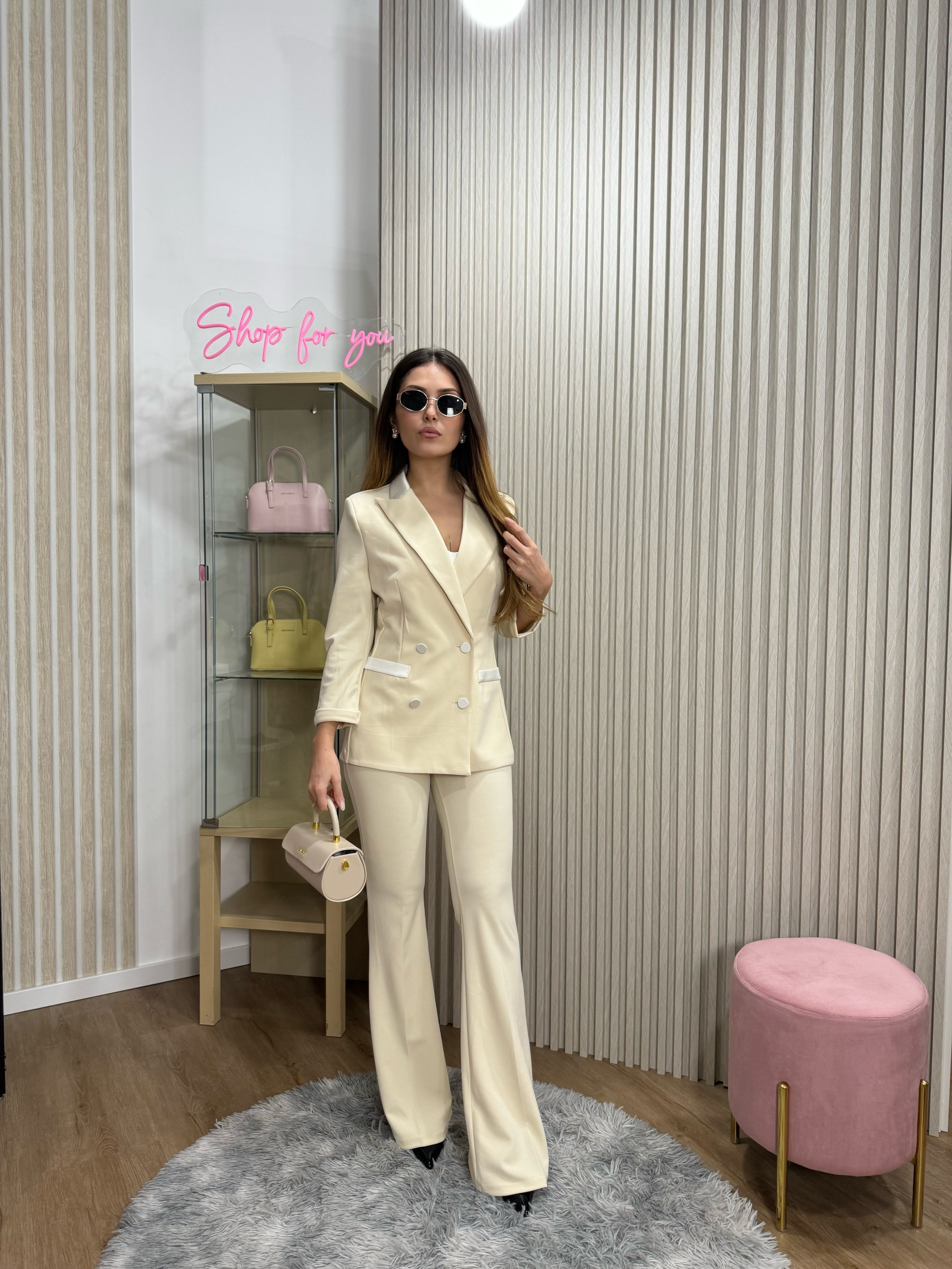 Tailleur Viviana crema