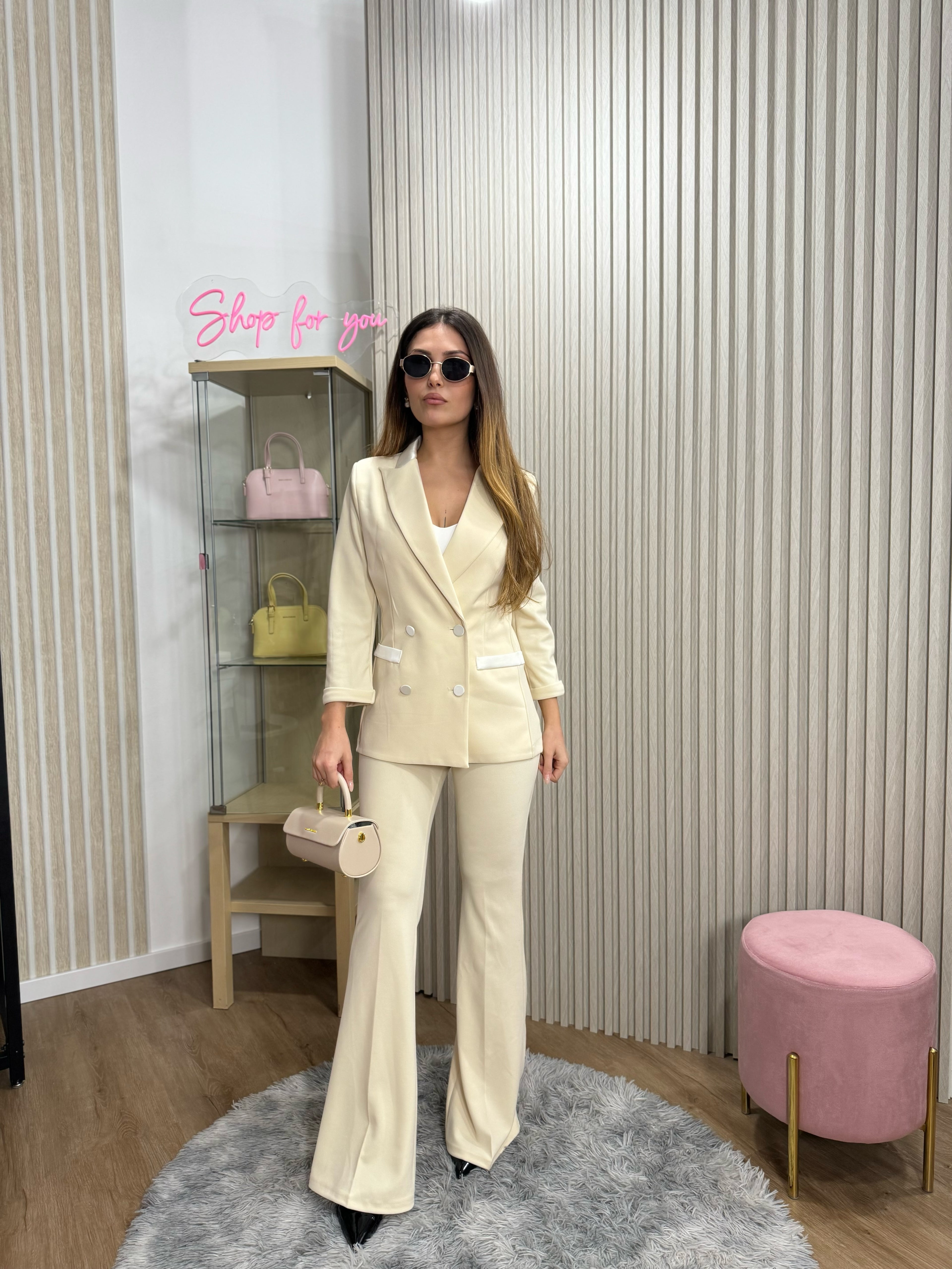 Tailleur Viviana crema