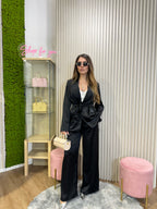 Tailleur raso Millie black