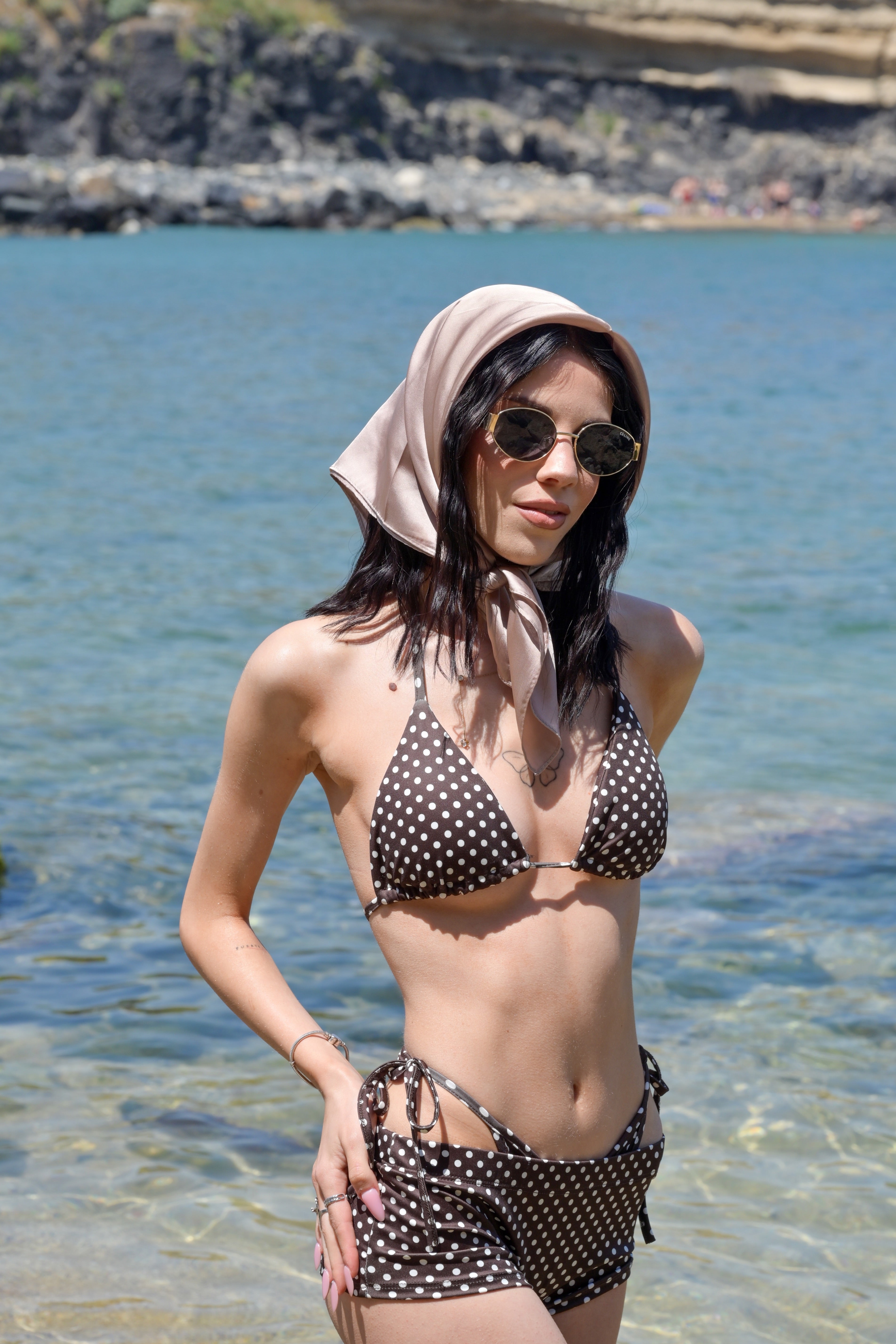Set bikini 3 pz SOLE MIO choco