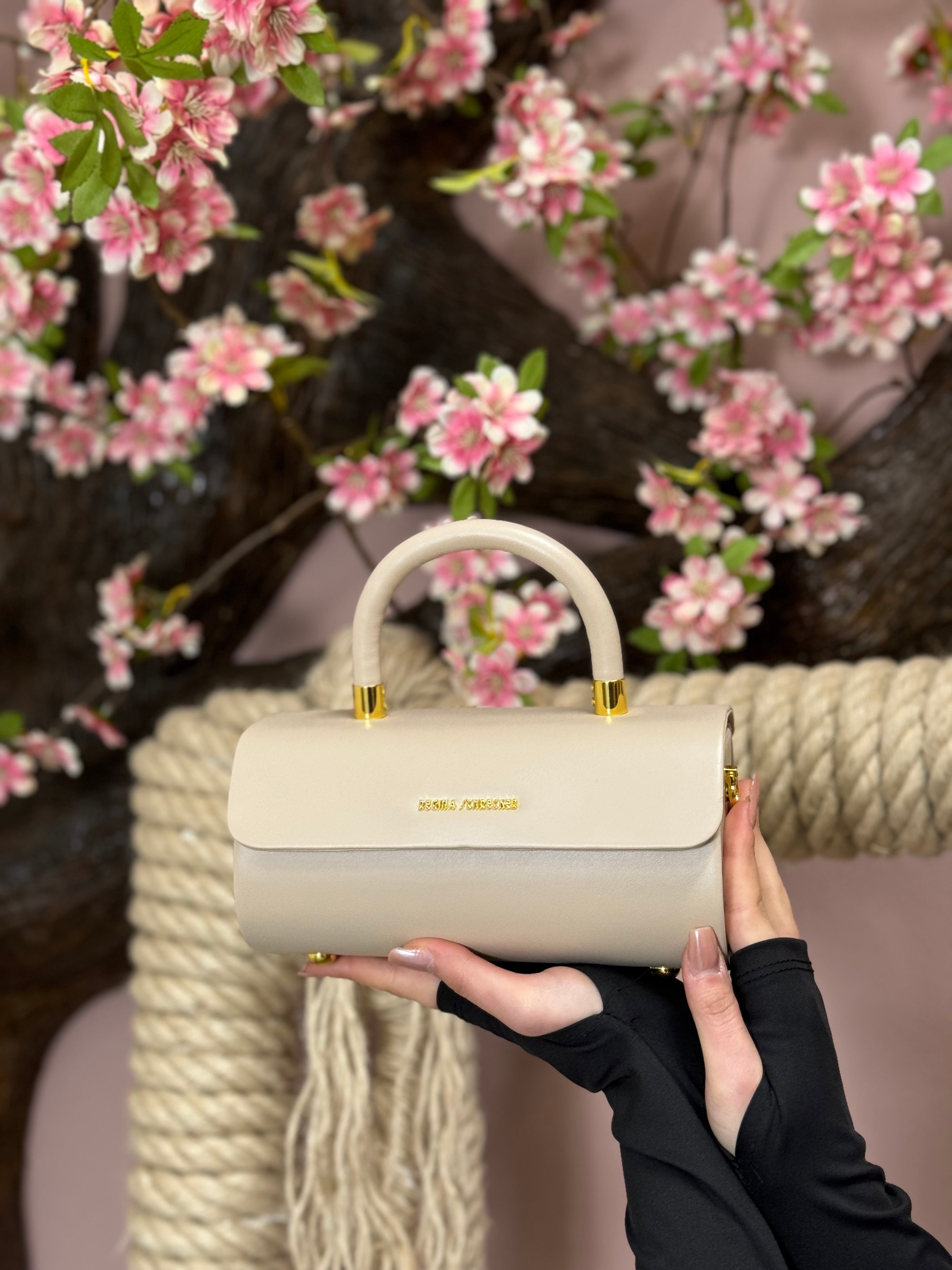 Borsa Baguette beige