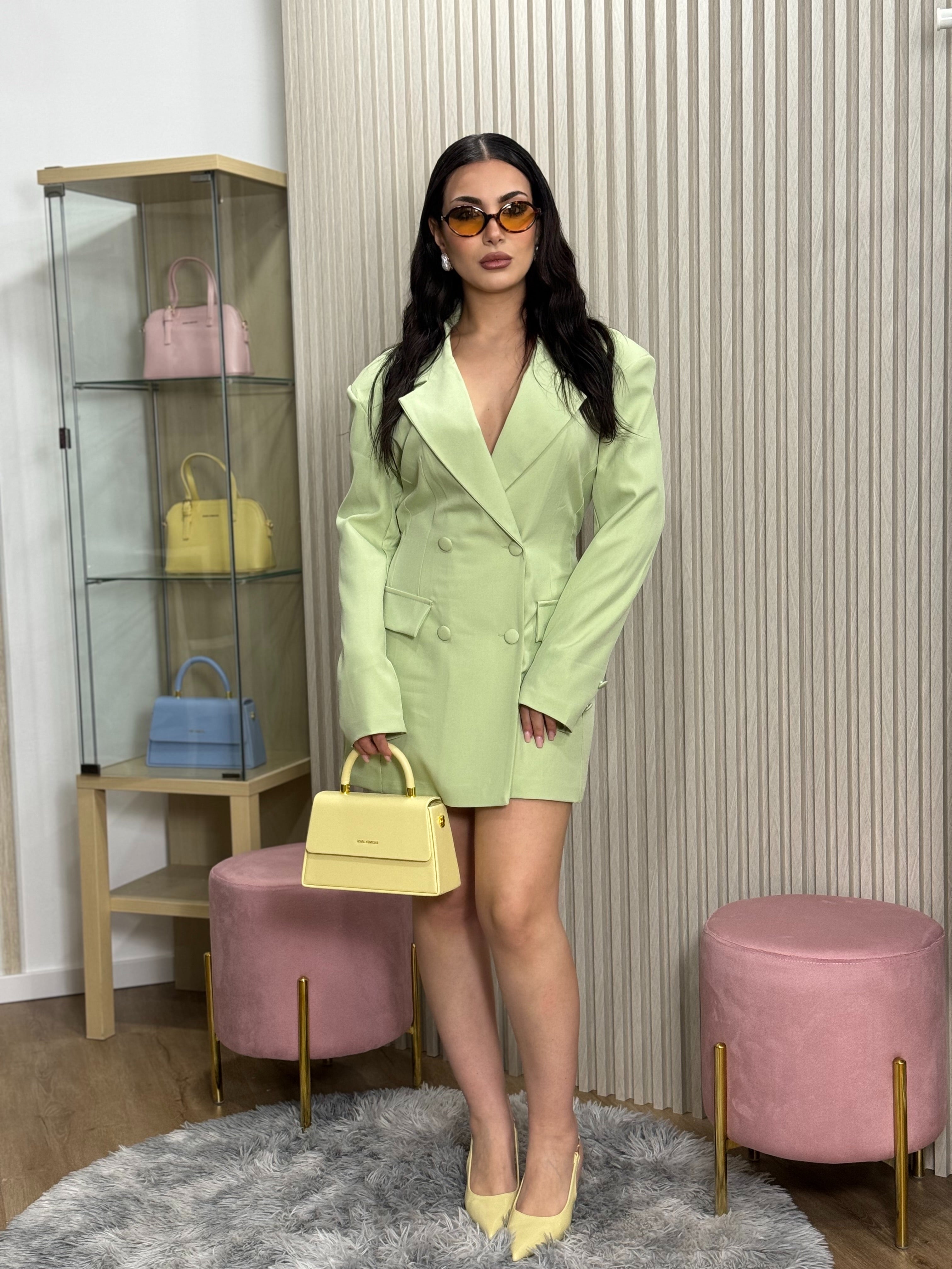 Abito Blazer regolabile Miranda verde mela