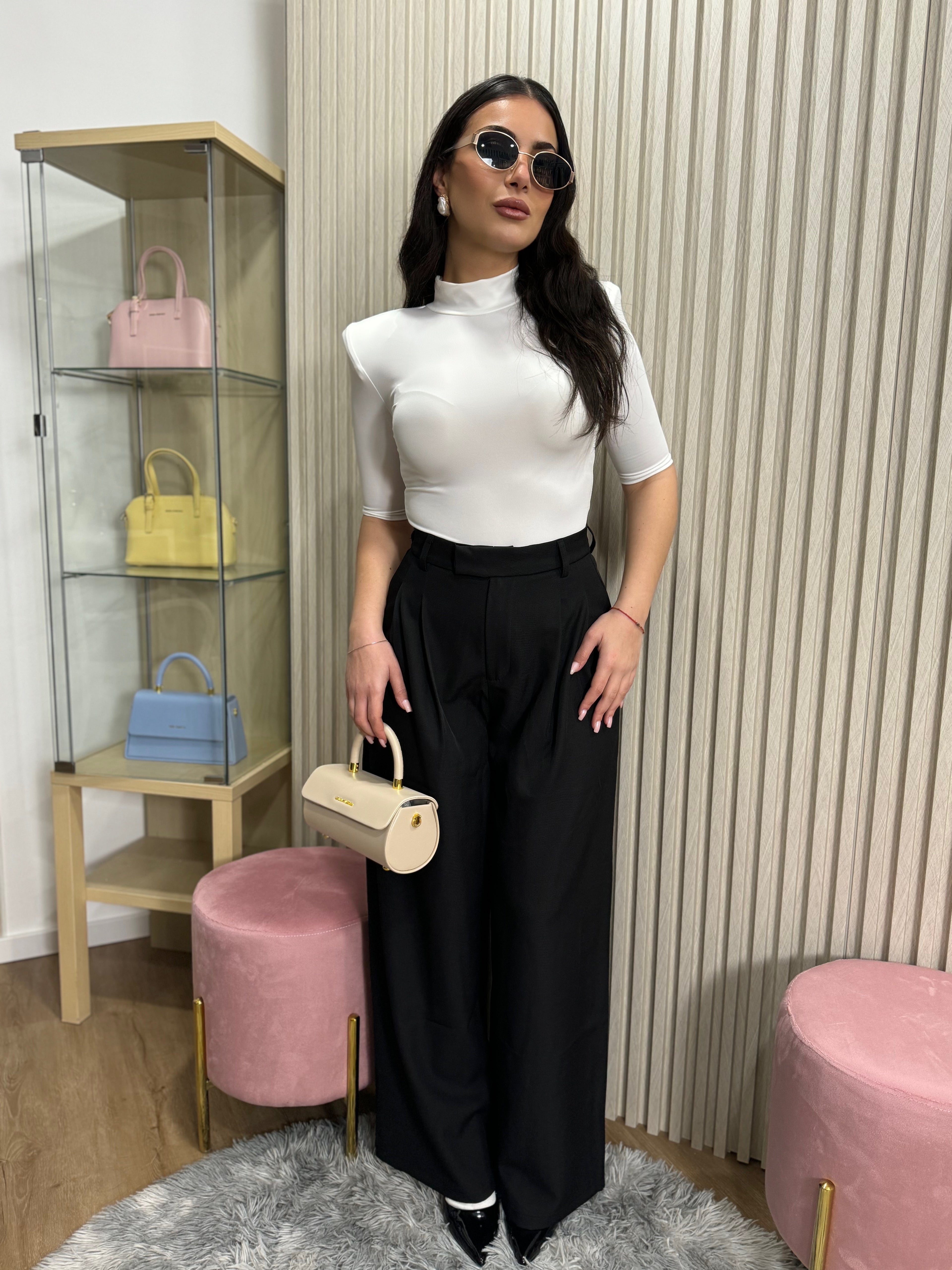 Pantalone sartoriale black