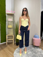 Jeans Mom fit dark wash