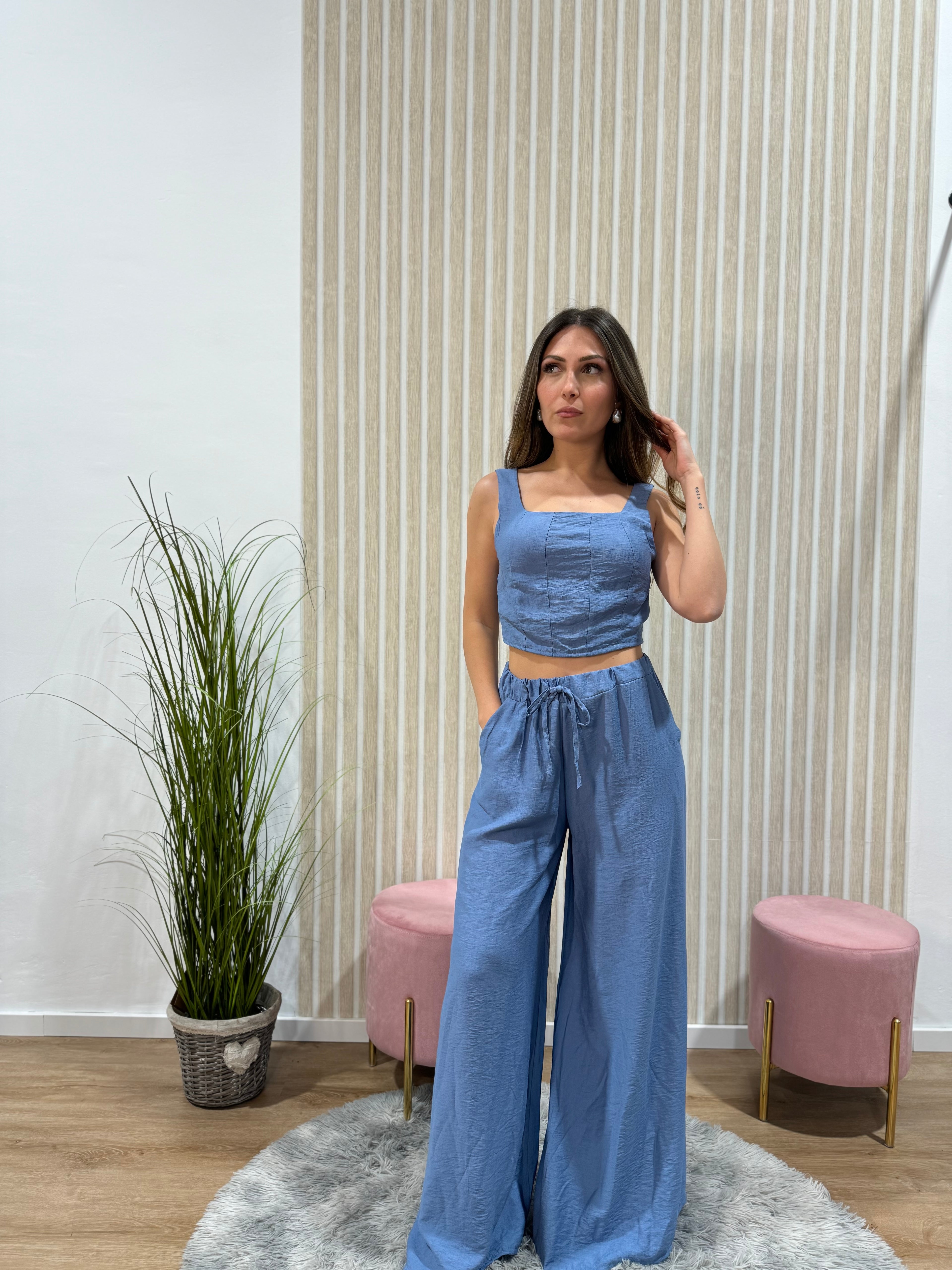 Coordinato Claudia ceruleo