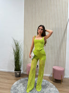 Coordinato LUMINA in pizzo lime