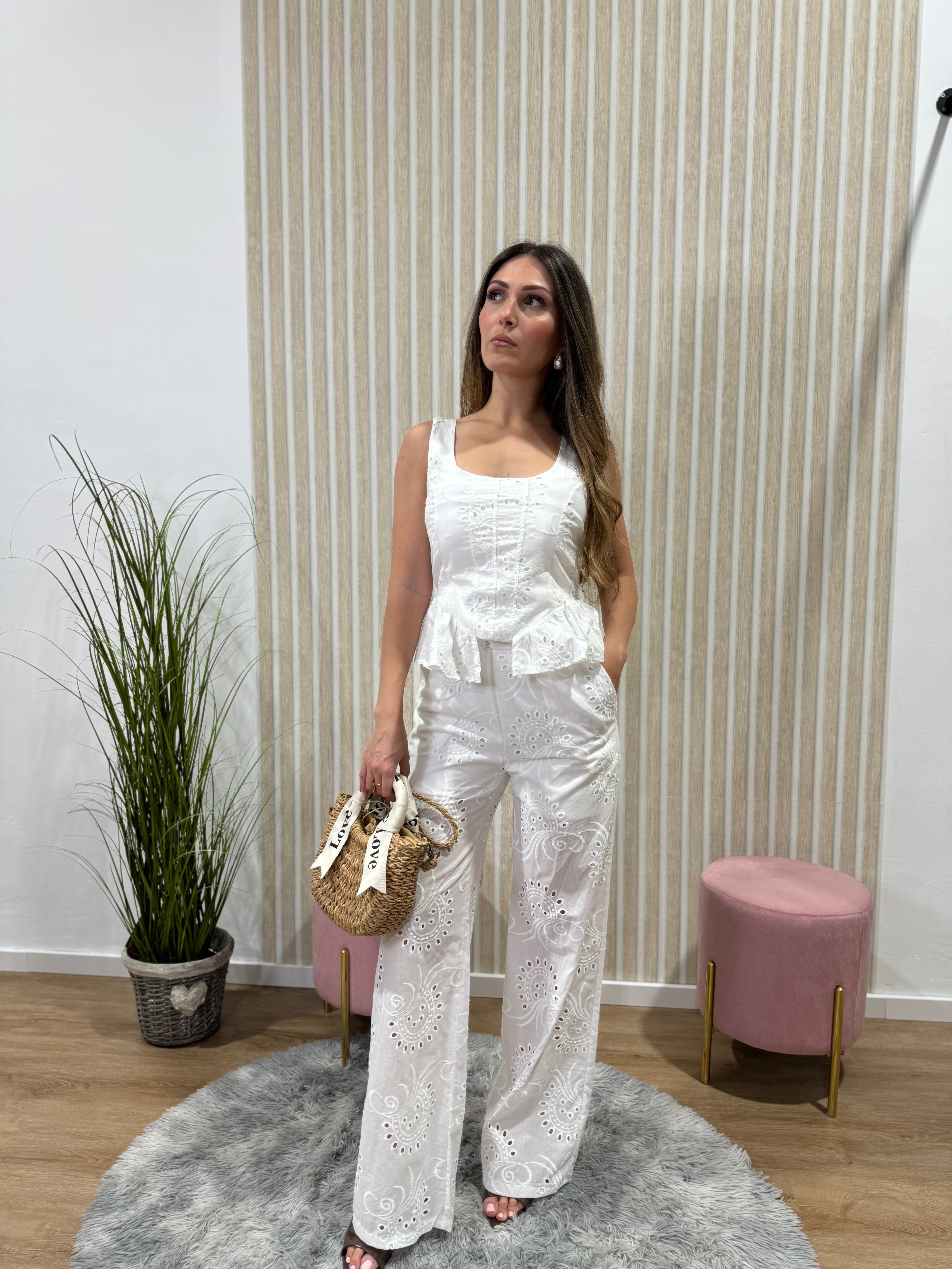 Coordinato Daisy white