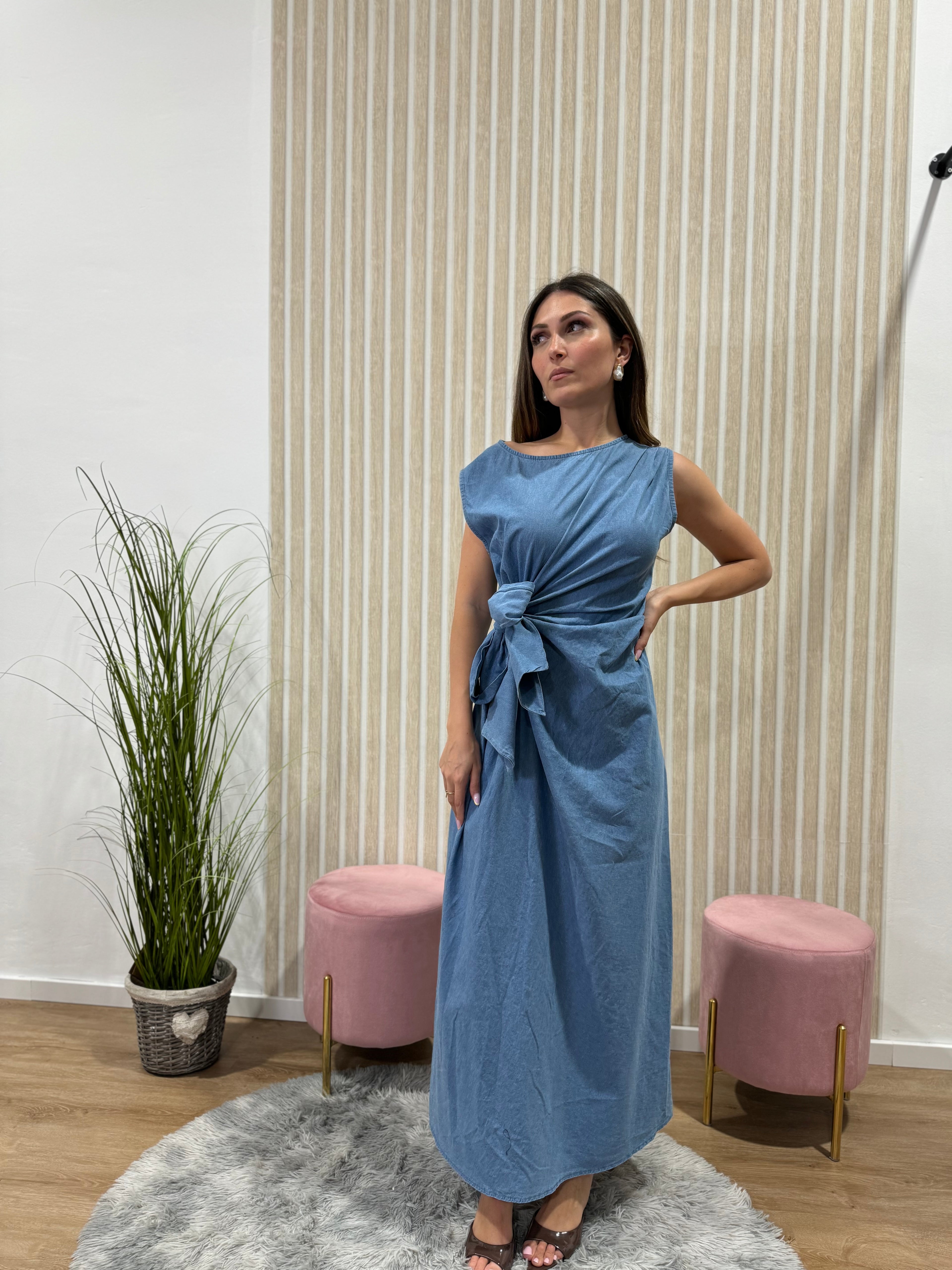 Abito Letizia light denim