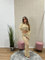 Coordinato traforato Coconut oro
