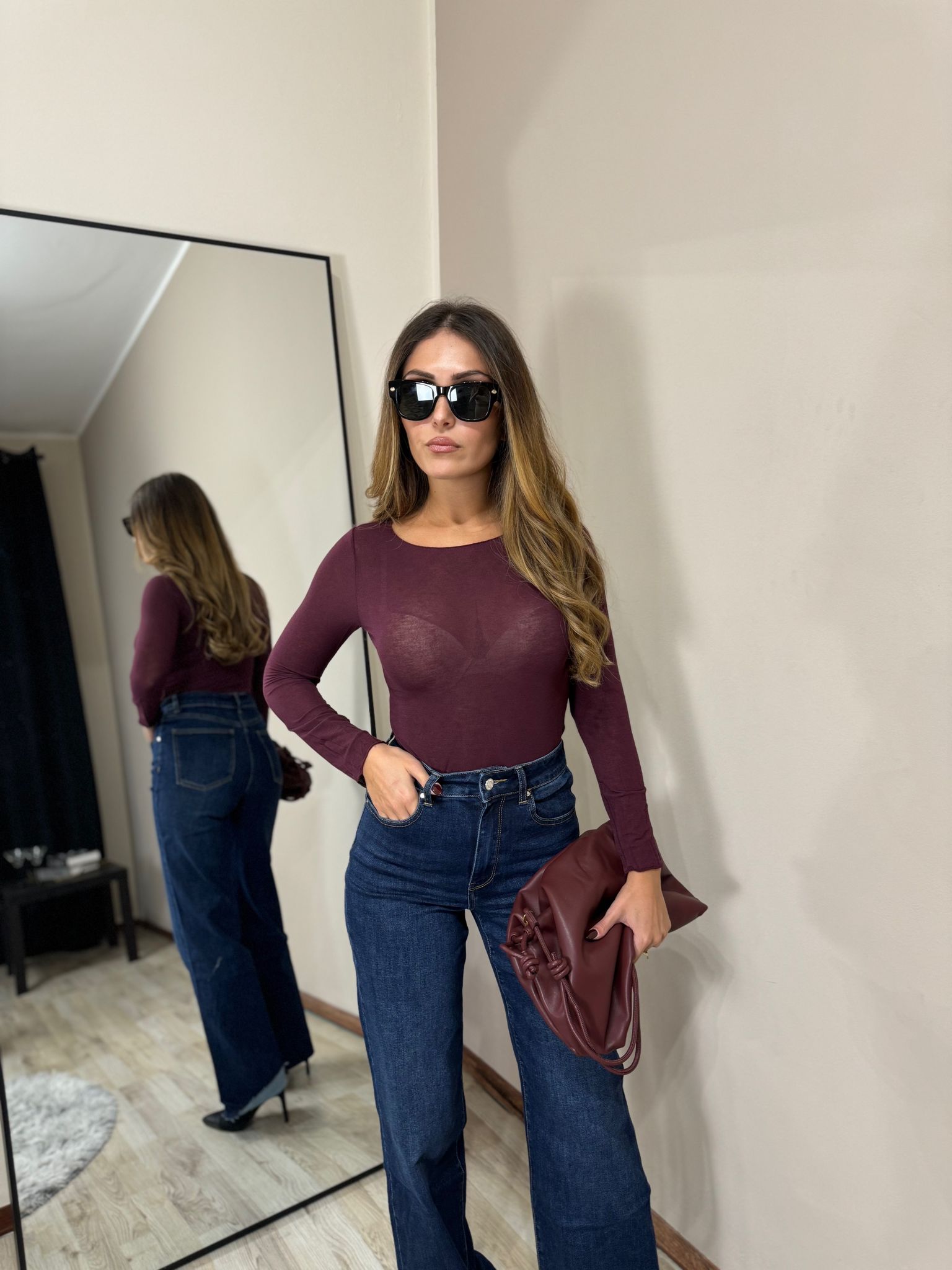 Maglia mistocashemere trasparenza Gemma vinaccio