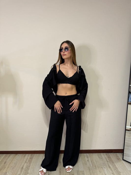 Coordinato Monica nero