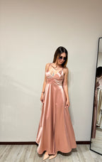 Abito Silvia rosa cipria