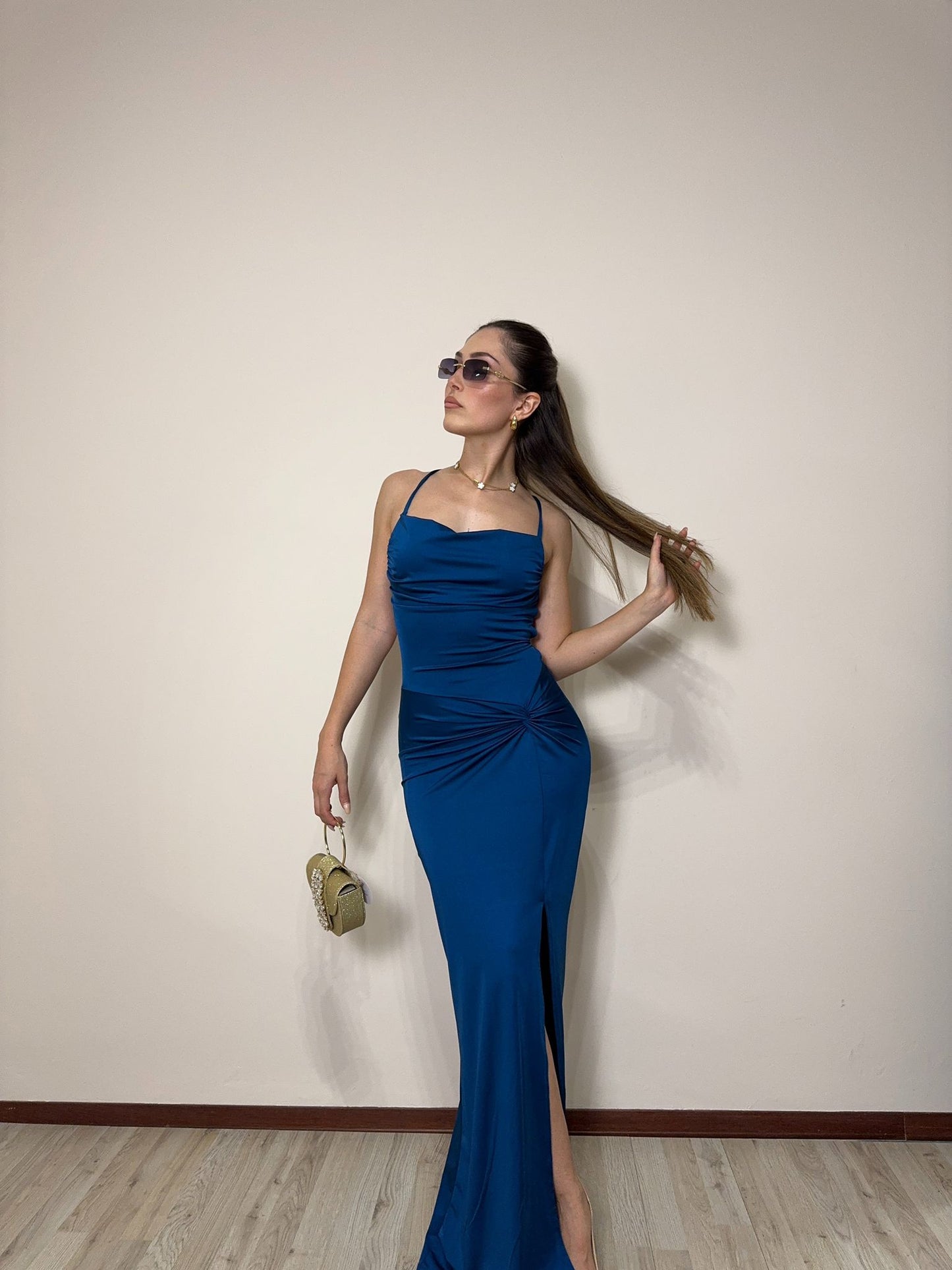 Abito Freya blu