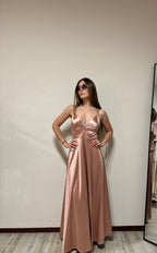 Abito Silvia rosa cipria