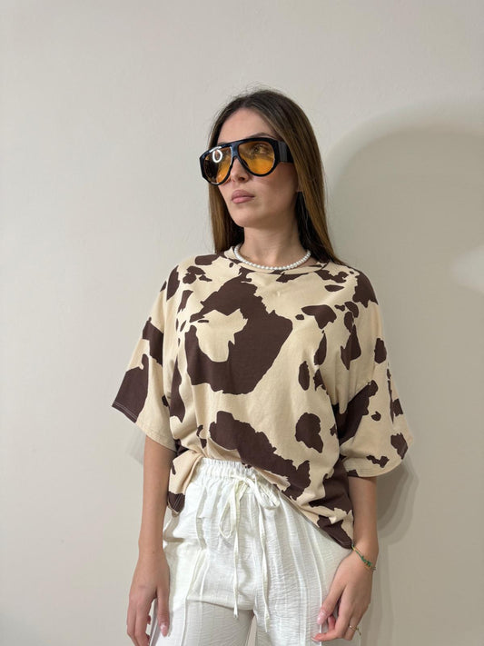 T-shirt m/c cow