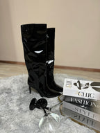 Stivale vernice nero