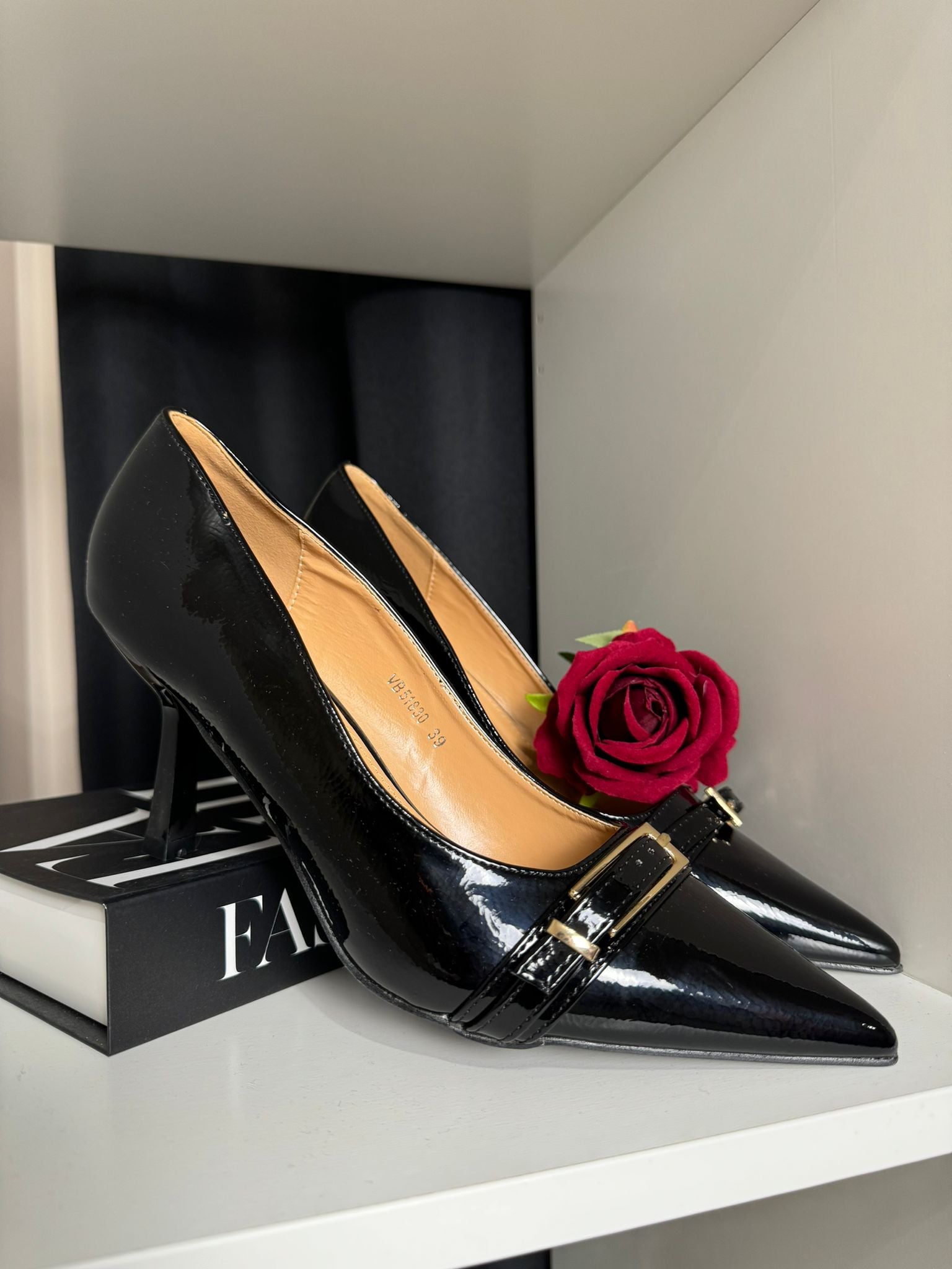 Décolletté tacco 7 cm black