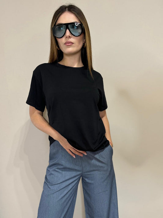 t-shirt m/c nera