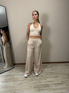 Pantalone Comfy beige